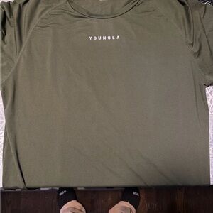 Men’s Young LA Olive Compression Tee XL